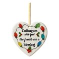 thumbnail image 2 of Heart-Shaped Acrylic Decorations for Parties - 8" Matte Hanging Hearts with Golden Rope, Reusable Gift Tags & Warm Words for Celebrations, 2 of 6