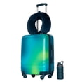 Jetstream 20-in Carry-On Luggage with Neck Pillow & Water Bottle, Ocean ...