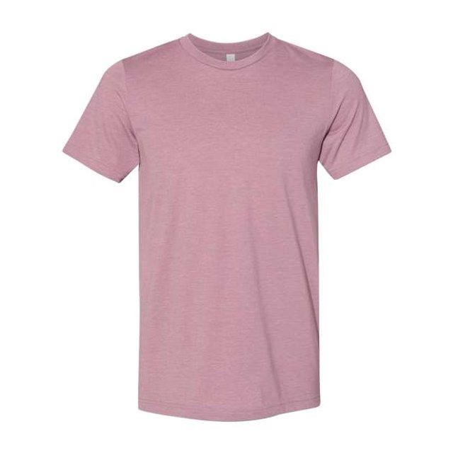 BELLA+CANVAS T-Shirt Jersey CVC pour Homme, 4TG, Orchidée Chiné