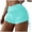 Mint Green, variant on Swim Pants for Women Plus Size Solid and Print High-Waist Brazilian Bikini Bottoms Beachwear with Side Tie Thong Bathing Swimsuit Bottoms for Sports Yoga and Swim