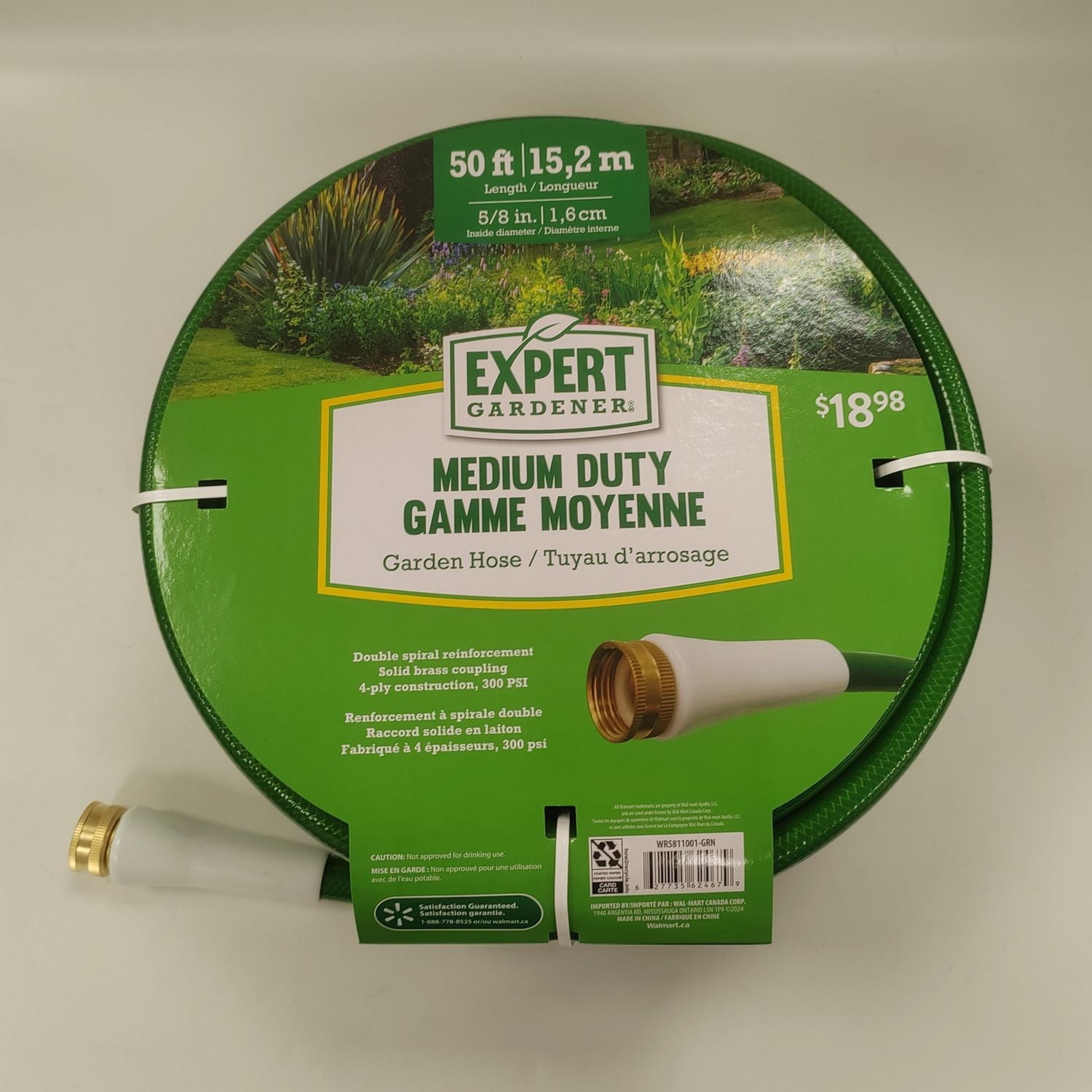 Expert Gardener 50FT Gamme moyenne Tuyau d’arrosage