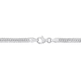thumbnail image 4 of Collier en chaîne à chevrons de Miabella en argent sterling, 4 of 5