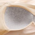 thumbnail image 5 of Birdeem Womens Non Steel Ring Style Printed Gathered Middle Button Breathable Underwear Daily Bra, 5 of 5