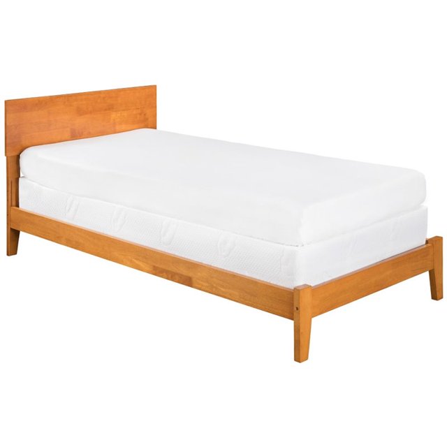 Atlantic Furniture Lit Simple en Latte Caramel Orlando