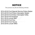 thumbnail image 2 of TOR Rear Suspension Stabilizer Bar Link Kit for Car Ford Explorer Flex Taurus Police Interceptor Utility Sedan Lincoln MKS MKT Special Service - Left Right Side (Driver Passenger) KTR-101078, 2 of 2