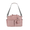 thumbnail image 3 of Multifunctional Baby Diaper Mummy Changing Bag for Keys Mom and Dad Diaper Pink, 3 of 10