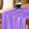 thumbnail image 3 of Boho Gauze Green Wedding Table Runner Fabric Kitchen Dining Holiday Table Decor For Home Party Indoor, 3 of 5