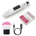 thumbnail image 2 of Electric Nail File Set Professional Portable Nail Drill Nail Polisher with Brush, 2 of 10