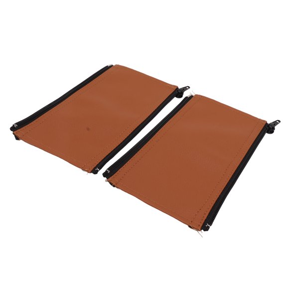 Stroller Handle Sleeve, 2pcs Stroller Armrest Handle Covers Comfortable Touch Elastic Grip Bar Protection Detachable For Daily Use Black,Brown