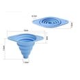 thumbnail image 2 of Silicone Funnel,Kitchen Folding Funnel,Small Large Funnel For Filling Bottles,Food Grade Collapsible Funnel For Oil Vinegar Wine Liquid Powder Transfer,Reusable Dishwasher Safe Kitchen Funnel, 2 of 2