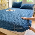 thumbnail image 4 of Winter Bedding Upholstered Bedspread with Mattress Protector, Thickened Facecloth Bedsheet, 4 of 7