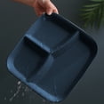 thumbnail image 4 of Divided Plates For Adults 10 Inch Plastic Reusable Dinner Plate With 3 Sections For Portion Control Picnic Camping And Family Meals, 4 of 6