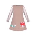 thumbnail image 1 of Robe Fille Sirène Princesse Manches Longues Poche Décontractée Coton 3 Ans, 1 of 6