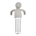 thumbnail image 2 of PEONAVET Silicone Tea Infuser Human Shaped Tea Filter Tea Making Machine Stainless Steel Tea Glass Tea Making Machine Tea Filter Creative Tea Glass, 2 of 4