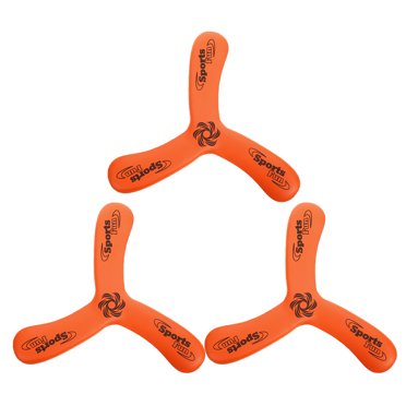 KAKOWELY boomerang 3 Pcs boomerang Volant Épaissi et Souple pour Enfants Jouet de Sport de Plein Air Plage boomerang Volant boomerang Volant de Loisirs 8.86"X8.86"X0.2"