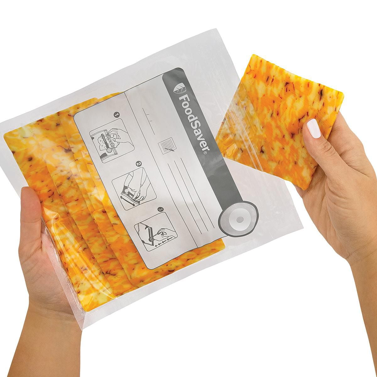 FoodSaver Reusable Vacuum Zipper Bags, Quart-Size (946 mL), 18 Pack