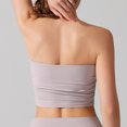 thumbnail image 4 of Dealovy Tube Tops for Women Strapless Going out Tops Built in Bra Sleeveless Ruched Summer Crop Top, 4 of 5
