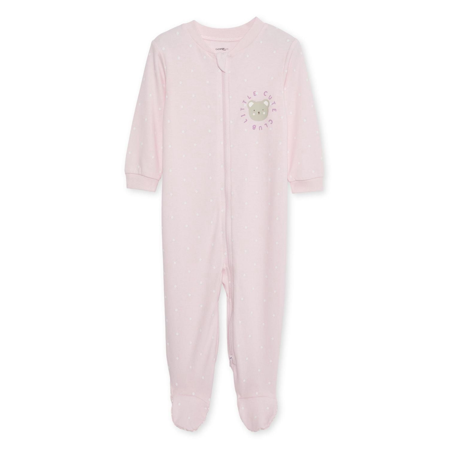 Grenouillère à fermeture éclair bidirectionnelle George pour bébés filles