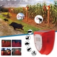 thumbnail image 3 of Solar Animal Repeller Motion Sensor Outdoor Alarm Lamp Dog Barking Waterproof, 3 of 11