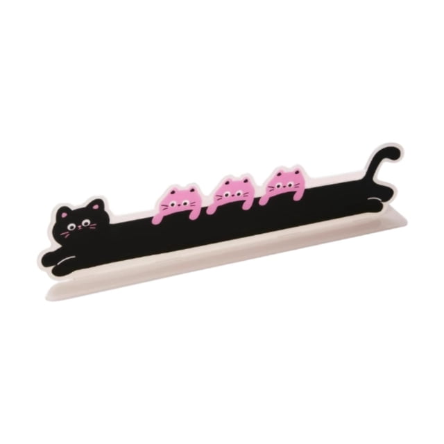 simhoa Kitchen Sink Guard 45x10cm for Bathroom Washbasin Guard Island black cat