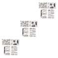 thumbnail image 4 of Maytalsory 4 Pieces/Set Reusable Silicone Embossing Stencil Home School Transparent DIY Crafting Template Embossed Stamp Handicraft Show as Picture 3Set, 4 of 6