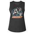 thumbnail image 1 of Bon Scott AC/DC Multi Image Circle Charcoal Women's Tank Top T-Shirt, 1 of 2