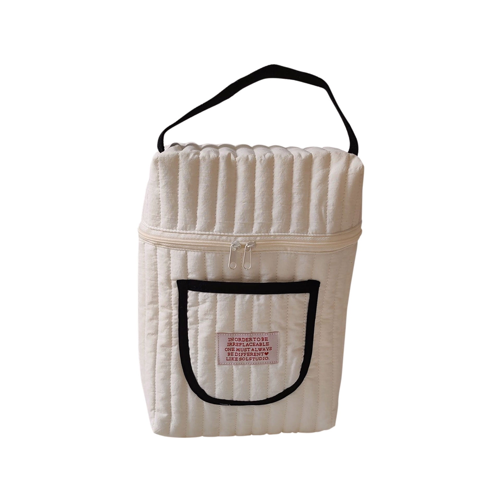 Ovzne Storage Bag Handbag Portable For Going Out Hand Quilting Cart Mother And Baby Bag On Clearance