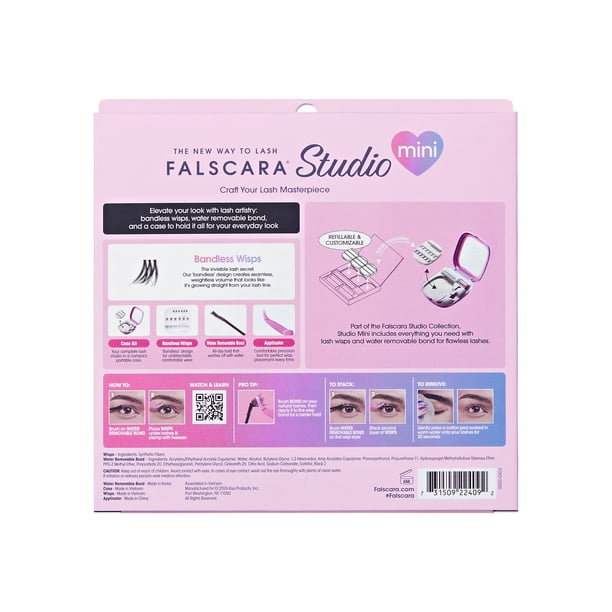kissmark キスマークEASY CLICK SYSTEM 25cm KISS -Falscara Case Kit 01 - Classic Natural - Lash Clusters
