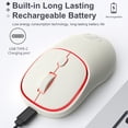 thumbnail image 4 of LSLJS Wireless Mouse with Dazzling Lights 2.4G Noiseless Mouse with Usb Receiver Portable Computer Mice for Desktop Computer Laptop, 4 of 5