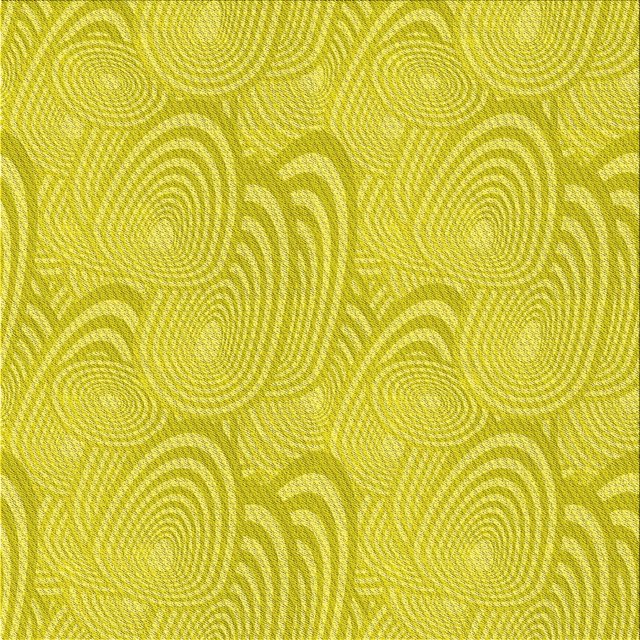Ahgly Company Machine Washable Indoor Square Transitional Canary Yellow Area Rugs, 8' Square