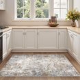 thumbnail image 4 of x Area Rug Living Room Rugs Washable Neutral Modern Abstract Soft Thin Large Rug Indoor Floor No Slip Rug Carpet for Bedroom Under Dining Table Home Office Decor Grey, 4 of 9
