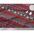 thumbnail image 2 of Soimoi Georgette Viscose Fabric Geometric & Semi Mandala Decorative Print Sewing Fabric Yard 42 Inch Wide, 2 of 2