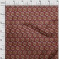 thumbnail image 3 of oneOone Cotton Flex Maroon Fabric Kalamkari Sewing Craft Projects Fabric Prints By Yard 40 Inch Wide, 3 of 5