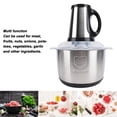 thumbnail image 3 of Electric Meat Grinder, Powerful 500W Motor SUS Stainless Steel Food Processor 5L Electric Vegetable Chopper for Kitche Use, 3 of 7
