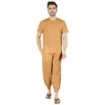 thumbnail image 1 of Inkmeso Ensemble de Pyjama Uni pour Hommes, Manches Courtes, Vêtement de Nuit à Col Rond, Ensemble de Pj, 1 of 7