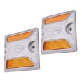thumbnail image 2 of Lampadaires Réfléchissants pour l'Extérieur en Aluminium, Couleurs Assorties, 2 Pcs, 2 of 8