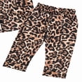 thumbnail image 5 of Ensemble Pyjama Enfant Imprimé Léopard Haut Manches Courtes Pantalon, 5 of 5