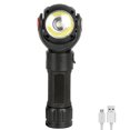 thumbnail image 2 of Strong Light Flashlight 360 Degrees Rotating Working Flashlight Life Waterproof COB High Light Flashlight with Tail Magnetic Multiple Light Modes for Outdoor Fishing, 2 of 9