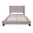 thumbnail image 5 of Topline Home Furnishings Upholstered Platform Bed, Beige, 5 of 5