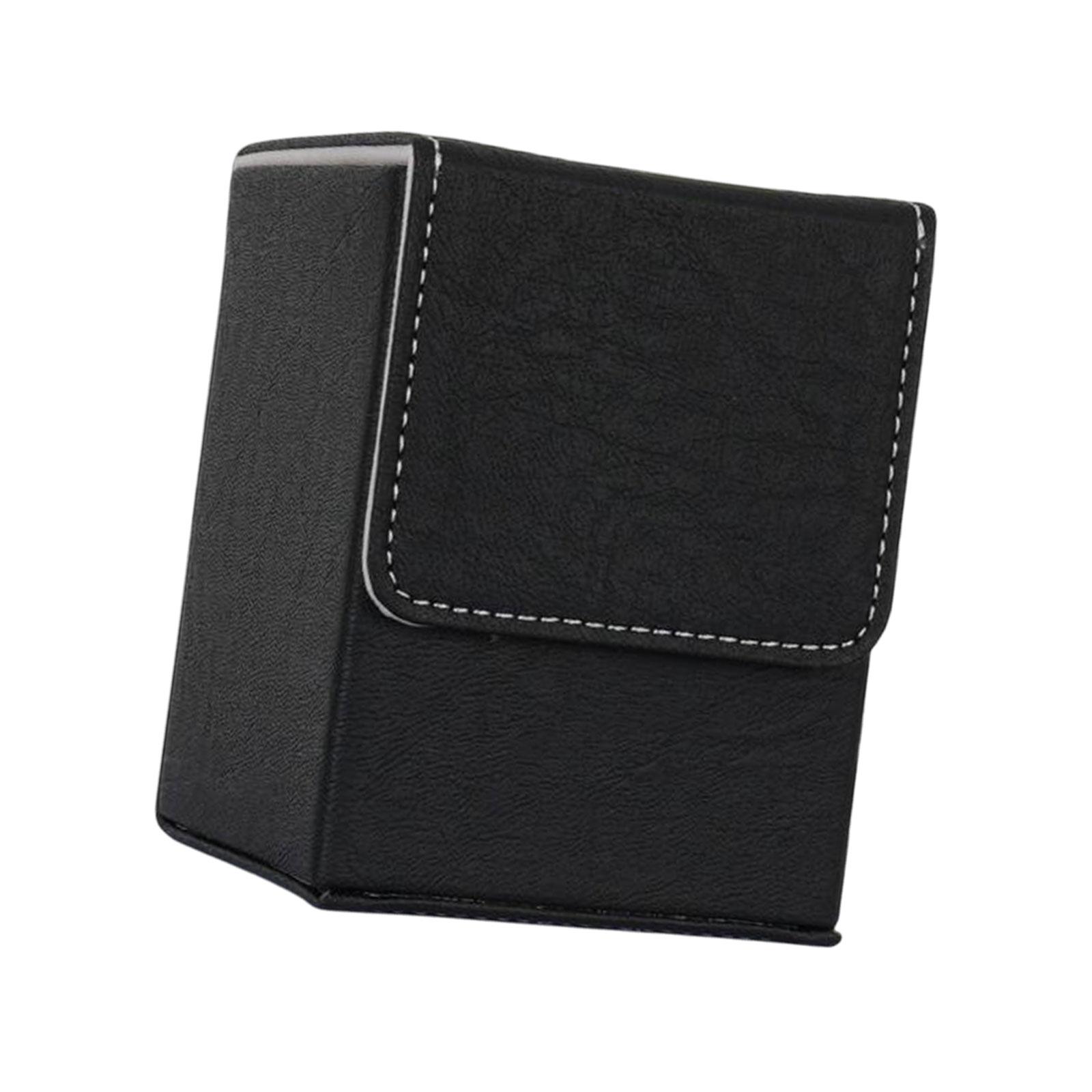 Boîte de Rangement pour Cartes à Collectionner Boîtes de Rangement Support Boîtes pour Jeux de Cartes Étui Organisateur de Transport de Cartes pour Enfants Enfants Rassemblement Carte Jouet Noir