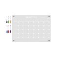 thumbnail image 2 of Transparent 3mm Acrylic Weekly Planner Memo Board - Magnetic Backing, Erasable with Pen & Magnetic Stickers, for Home & Office, 2 of 3