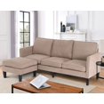 thumbnail image 2 of Canapé Sectionnel Canapé Set L Canapé en Forme de Petit Canapé Canapé Convertible Moderne pour Petit Salon, Appartement et Petit Espace (Sofa Sectionnel, Gris), 2 of 7