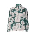 thumbnail image 5 of Pompotops Femmes Mode Imprimé Décontracté Manches Longues T-shirt Blouse en Lin Hauts Liquidation, 5 of 5