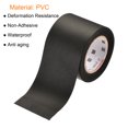 thumbnail image 4 of Unique Bargains 5cmx13m Non-Adhesive Thick Tube Protector Wrap Pipe Protective Tape Black 3Pack, 4 of 5