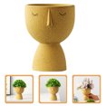 thumbnail image 2 of Ceramic Planter Pot Small Desktop Flower Planter Ceramic Plant Pot Abstract Flower Pot, 2 of 9