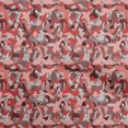 thumbnail image 1 of oneOone Velvet Red Fabric Abstract Dress Material Fabric Print Fabric By The Yard 58 Inch Wide, 1 of 4