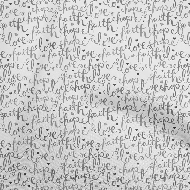 oneOone Silk Tabby Gray Fabric Text Sewing Craft Projects Fabric Prints By Yard 42 Inch Wide