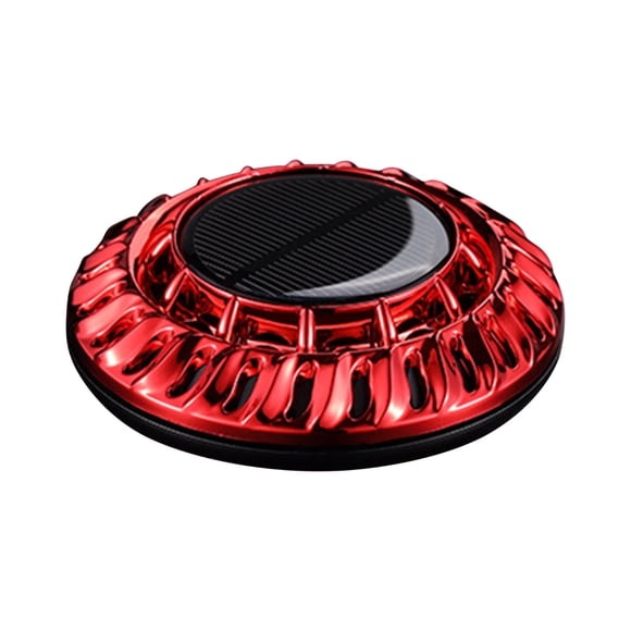 Solar Car Air Freshener Diffuser | Auto Rotating Aroma Vent Clip | Odor Eliminator for Vehicle Interior | Home and Office Decorative Fragrance Dispenser