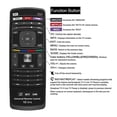 thumbnail image 3 of XZNGL New Universal Remote for Vizio Smart TVs, Black, 3 of 9