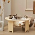 thumbnail image 2 of Space Capsule Cat Bed Activity Centre Solid Wood Stand Durable Sleeping Nest S, 2 of 8
